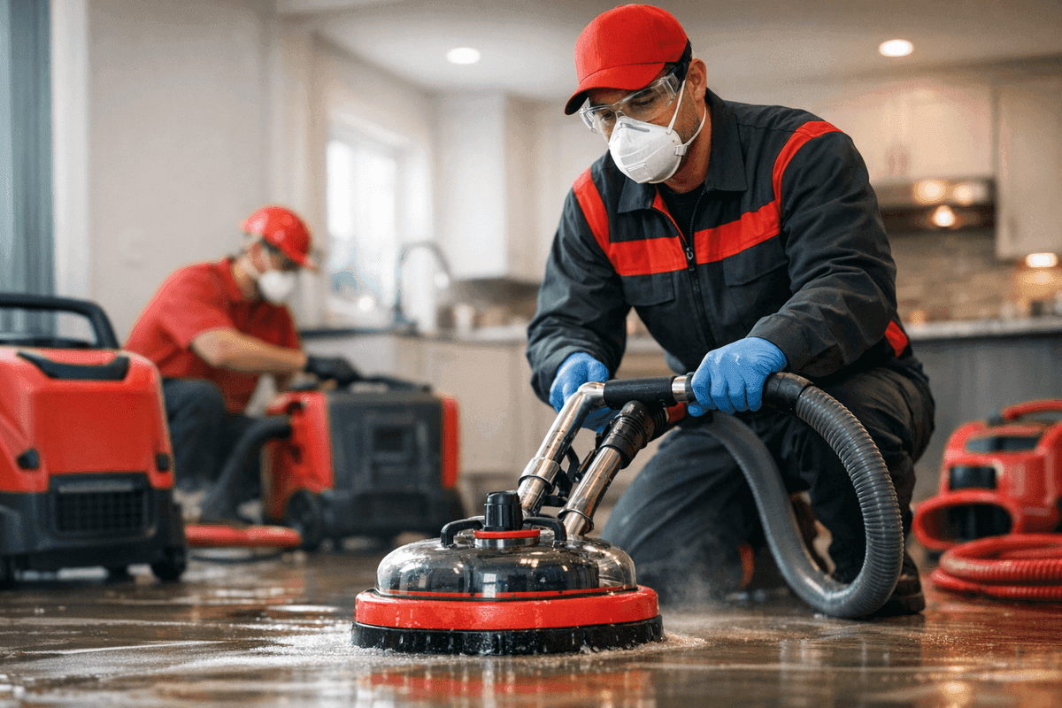 Cleaning service by Super Best Water Damage