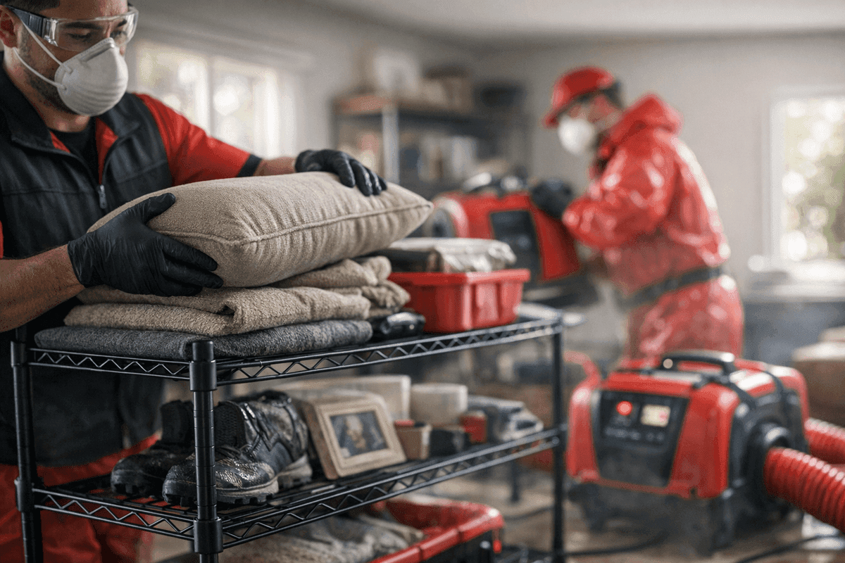 Content Drying service by Super Best Water Damage