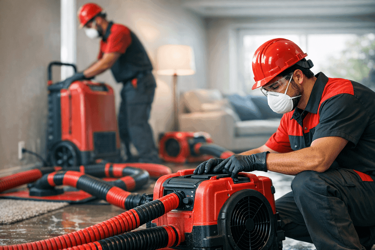 Drying service by Super Best Water Damage