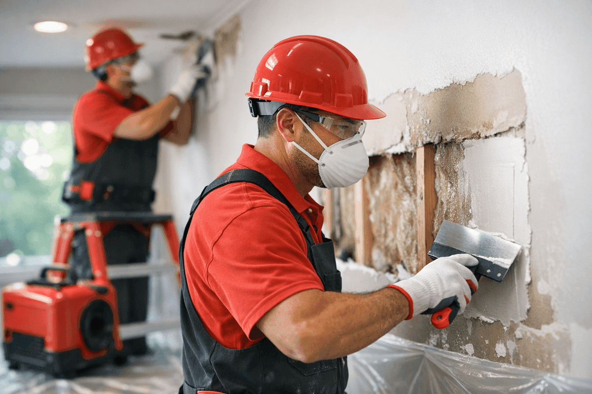 Drywall Repair/Replacement service by Super Best Water Damage