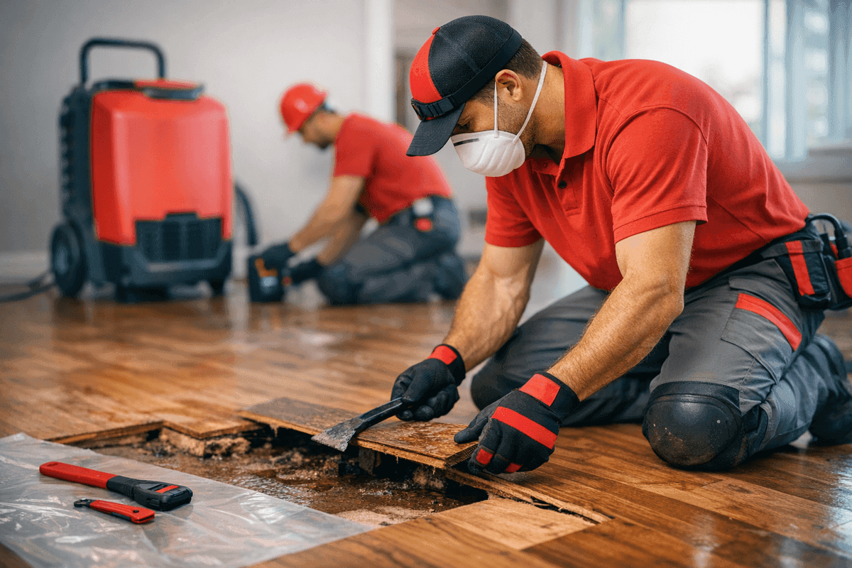 Flooring Repair/Replacement service by Super Best Water Damage